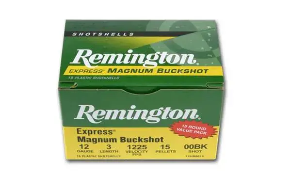 Remington Ammunition 12HB4 Express Magnum 12 Gauge 3 41 Pellets 4 Buck Shot 5 Round Box