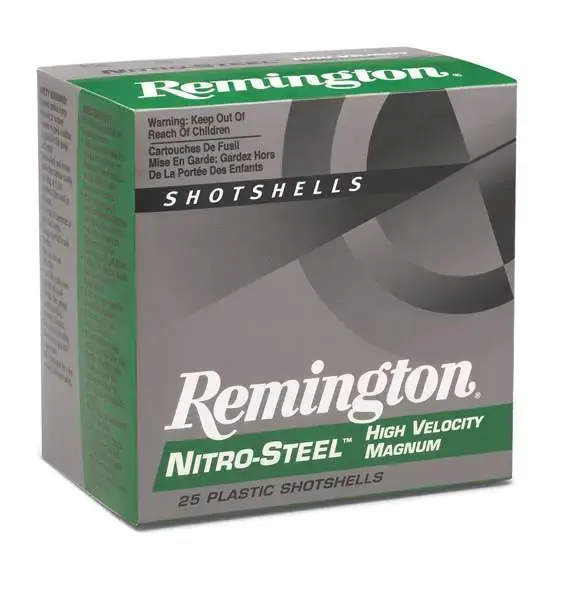 Remington Ammunition NS12SB Nitro Steel 12 Gauge 2.75 1 1/4 oz BB Shot 25 Round Box