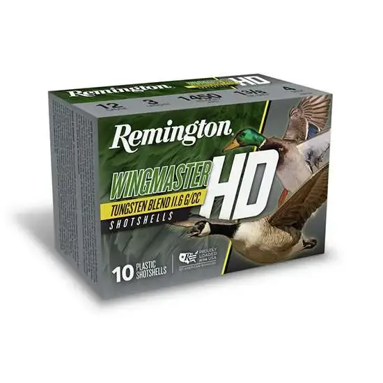 Remington Ammunition 20685 Wingmaster HD 12 Gauge 3 1 3/8 oz 2 Shot 10 Round Box