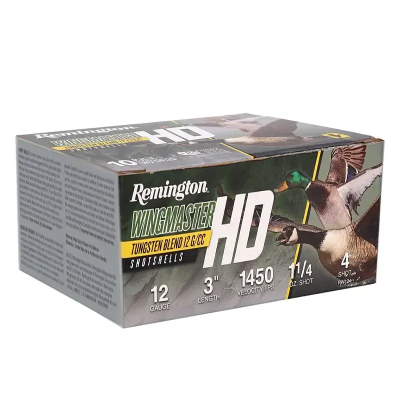 Remington Ammunition 20873 Wingmaster HD 12 Gauge 3 1 1/4 oz 4 Shot 10 Round Box