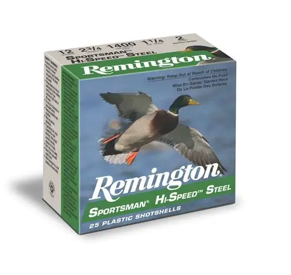Remington Ammunition 20999 Sportsman 12 Gauge 3.5 1 3/8 oz 2 Shot 25 Round Box