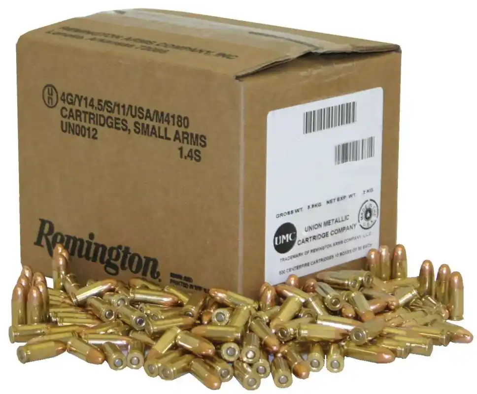 9MM UMC AMMO 115GR MC 1000 RDS