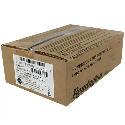 Remington UMC 40 S&W Ammo 180 Grain FMJ Bulk 650 Rounds