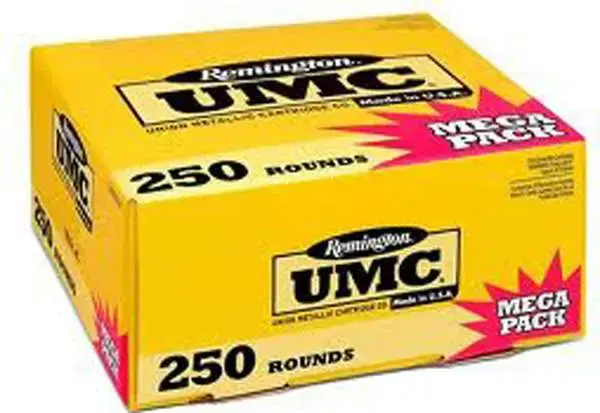 Remington Ammunition L40SW3A UMC 40 S&W 180 gr Full Metal Jacket (FMJ) 250 Round Box (Mega Pack)