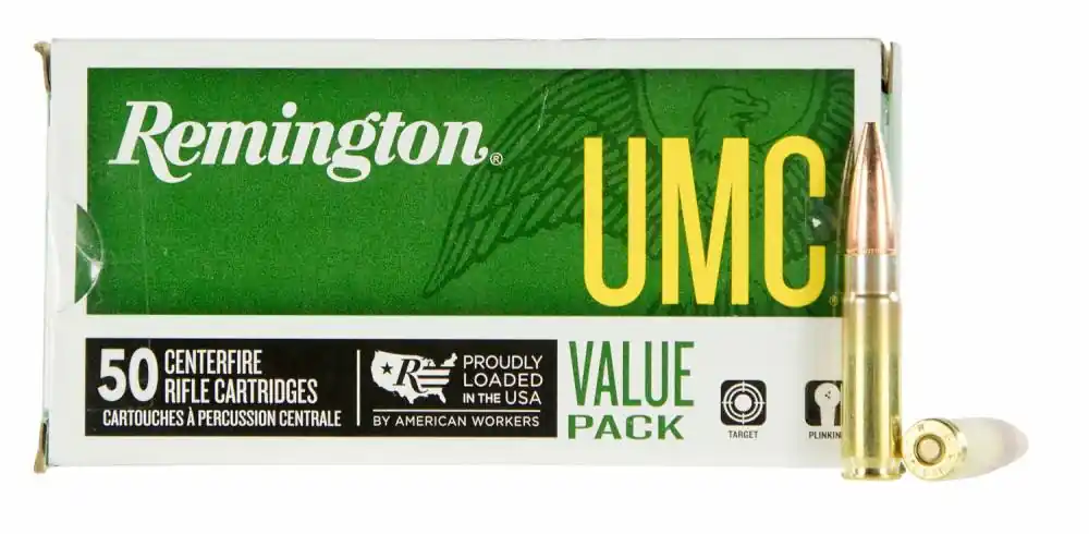 Remington Ammunition L300AAC1V UMC 300 Blackout 120 gr Open Tip Flat Base (OTFB) 50 Round Box