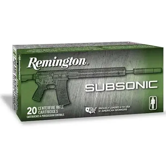 Advanced Armament Silencer Subsonic Ammo 300 AAC Blackout 220 GR OTFB 20 Round Box