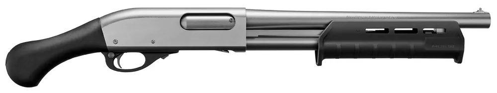 Remington Firearms 81312 870 Tac-14 Marine Magnum Nickel Plated 12 Gauge 14" 3" 4+1 Fixed Raptor Grip Stock Cylinder Bore
