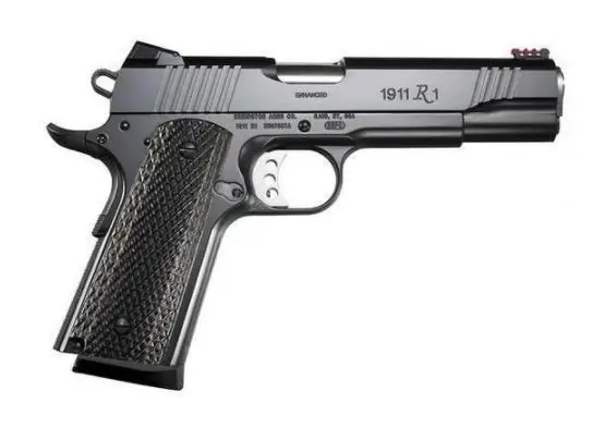 Remington Firearms 1911 R1 Enhanced Single 9mm Luger 5" 9+1 Laminate Black Grip Black