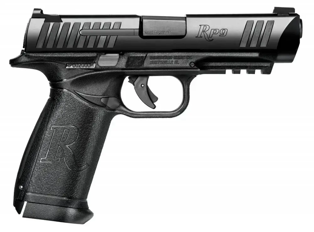 Remington Firearms 96466 RP9 9mm Single/Double 9mm 4.50" 18+1 Black Polymer Grip Black