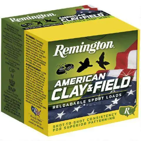 Remington Ammunition HT1275 American Clay & Field Sport 12 Gauge 2.75 1 1/8 oz 7.5 Shot 25 Round Box