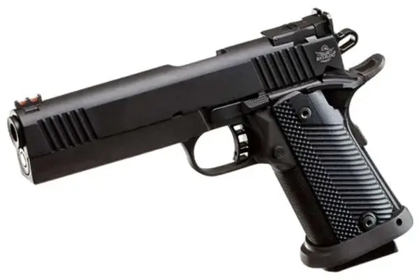 Rock Island 51738 Pro Ultra Match HC 40 S&W 5" 17+1 Black Parkerized Black G10 Grip