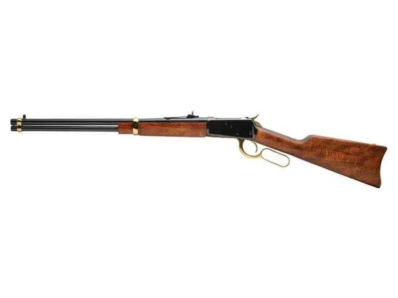 Rossi 923572013GLD R92 Gold 357 Mag 10+1 20" Brazilian Hardwood Polished Black Right Hand