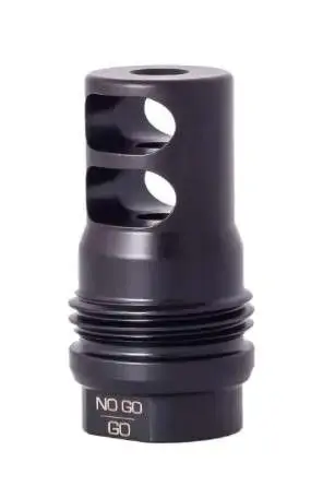 RUGGED SUPPRESSOR MB010 2 Port Brake 1/2"-28 tpi 2.16" Black