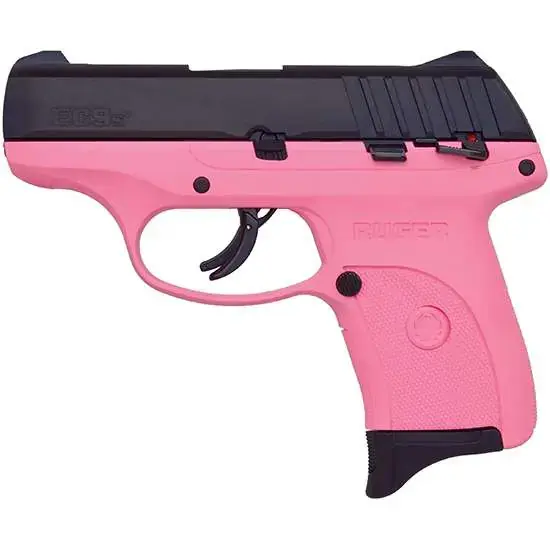 RUG EC9S 9MM PINK FRAME BLUED SLIDE