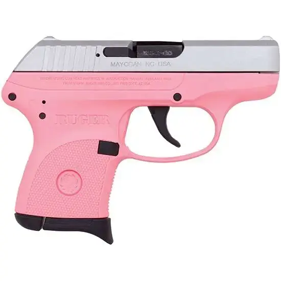 RUG LCP 380ACP PINK FRAME SATIN ALUM SLIDE
