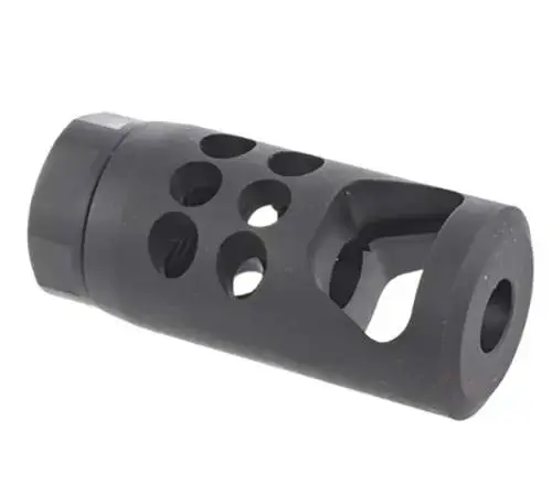 Ruger 90590 Hybrid 308 Win,7.62x51mm NATO Muzzle Brake 5/8"-24 tpi Black Steel Fits Ruger Precision