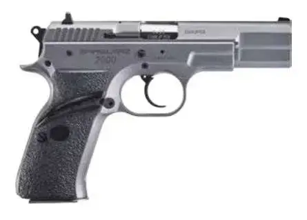 Sar USA 2000ST 2000 9mm Luger 4.50" 17+1 Stainless Steel Black Polymer Grip