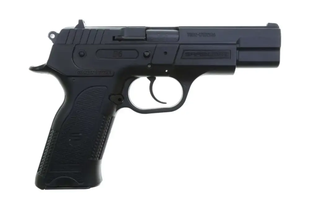 Sar USA B69BL B6 9mm Luger 4.50" 17+1 Black Black Polymer Grip