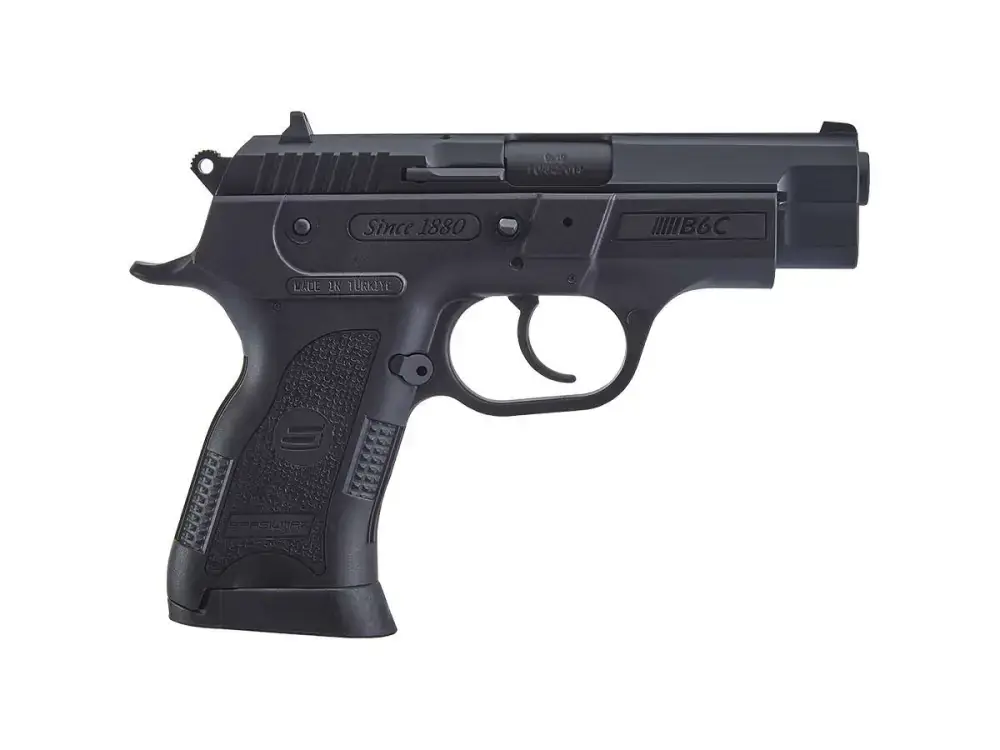 Sar USA B6C9BL B6C 9mm Luger 3.80" 13+1 Black Black Black Polymer Grip