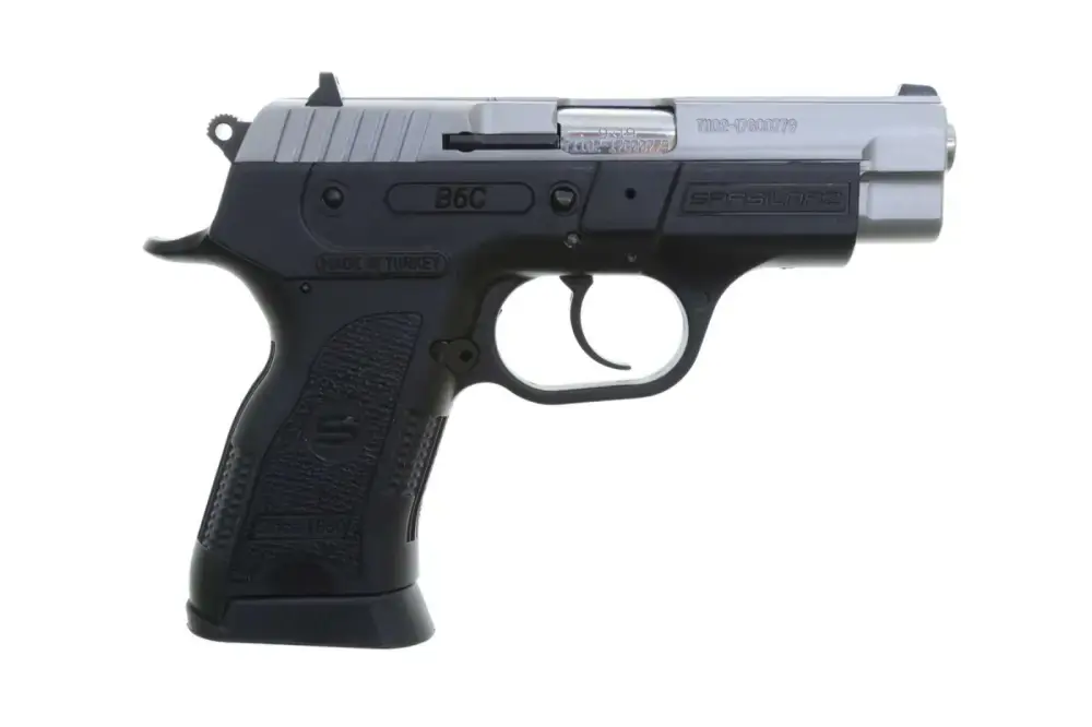 Sar USA B6C9ST B6C 9mm Luger 3.80" 13+1 Black Stainless Steel Black Polymer Grip