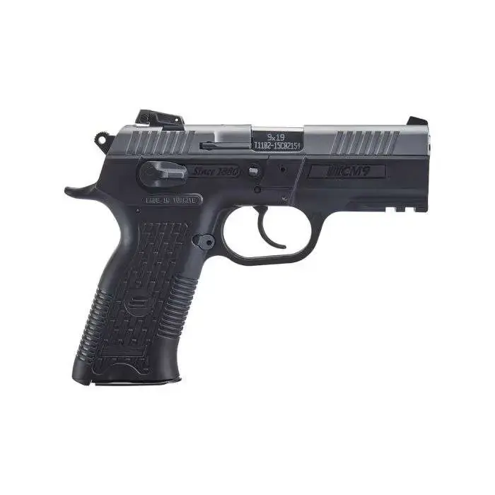 Sar USA CM9ST10 CM9 9mm Luger 3.80" 10+1 Black Stainless Steel Black Interchangeable Backstrap Grip
