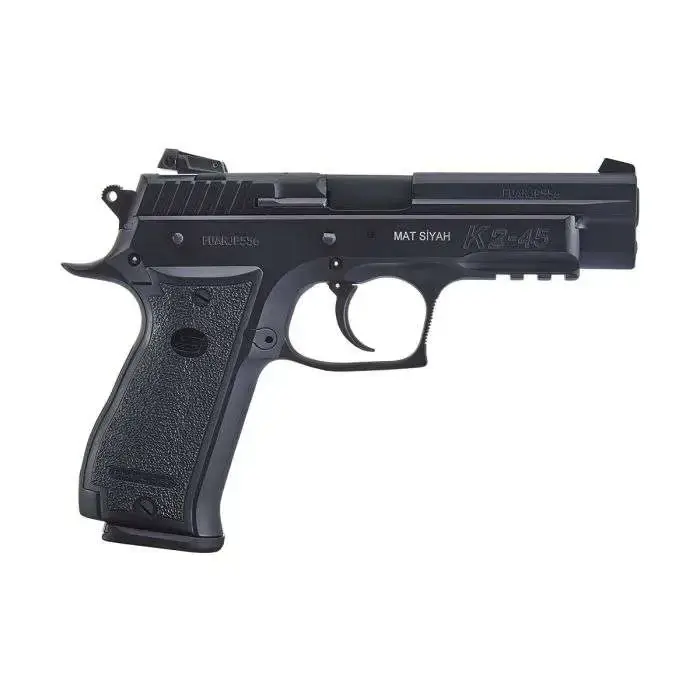 Sar USA K245BL10 K2 45 ACP 4.70" 10+1 Black Black Steel Black Polymer Grip