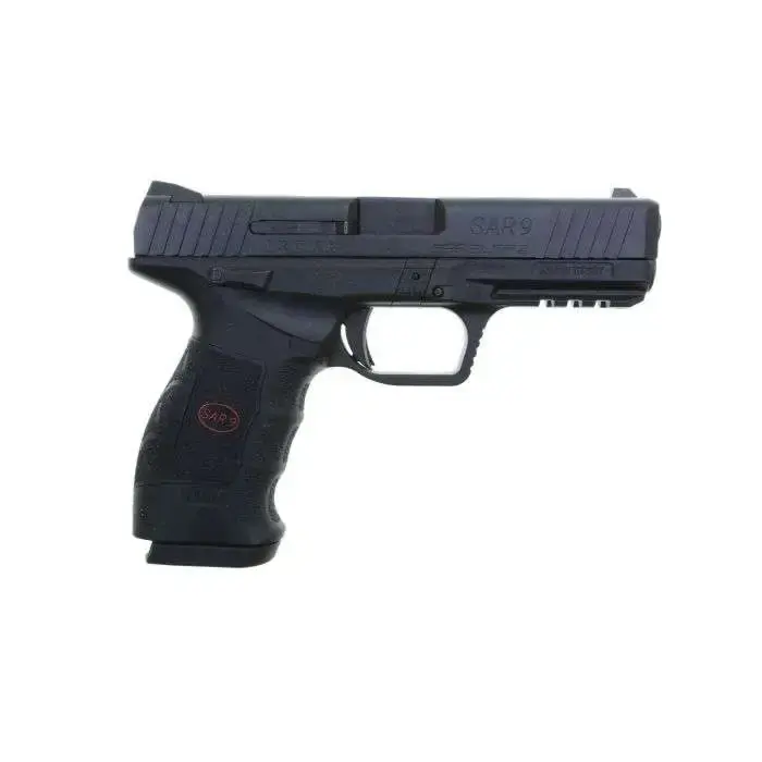 Sar USA SAR9 9mm Luger 4.40" 10+1 Black Black Oxide Steel Black Interchangeable Backstrap Grip