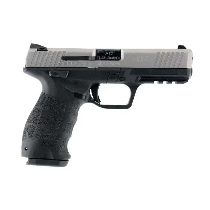 Sar USA SAR9ST10 SAR9 9mm Luger 4.40" 10+1 Black Stainless Steel Black Interchangeable Backstrap Grip
