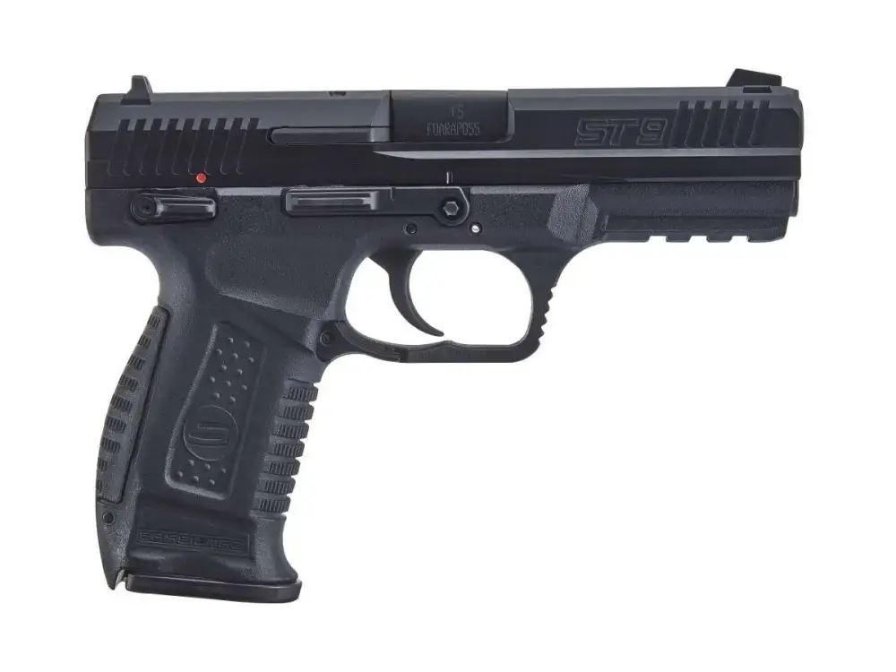 Sar USA ST45BL ST45 45 ACP 4.50" 12+1 Black Black Steel Black Interchangeable Backstrap Grip