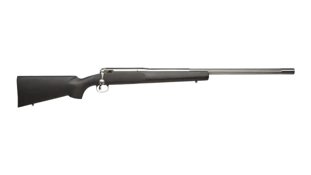Savage 18147 12 LRPV 22-250 Rem 1 26" Black Fixed HS Precision w/V-Block Stock Matte Stainless Right Hand