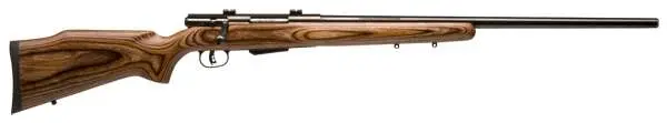 Savage 19140 25 Lightweight Varminter 22 Hornet 4+1 24" Natural Brown Matte Black Right Hand