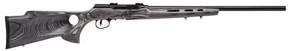 Savage A22 Target 22 Mag 10+1 22" Matte Black Fixed Thumbhole Stock Satin Black Right Hand