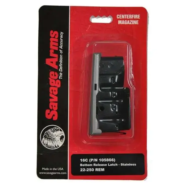 Savage 55109 12/14/16C 6.5 Creedmoor 308 Win 7mm-08 Rem 260 Rem 338 Federal 243 Win Savage 12,14,16C-110 4rd Stainless Detachable