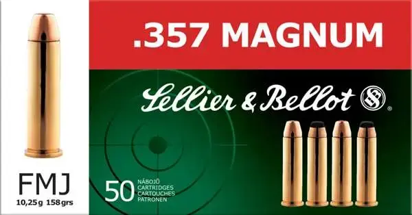 S&B 357MAG 158GR FMJ