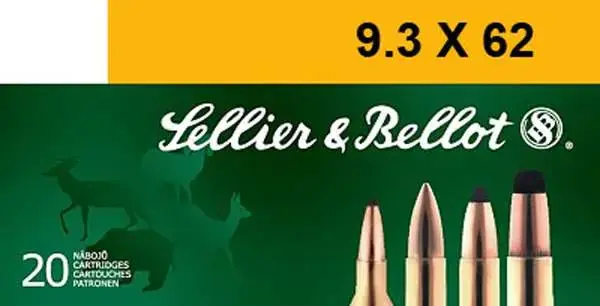 Sellier & Bellot SB9362A Rifle 9.3mmx62 Mauser 285 gr Soft Point (SP) 20 Round Box