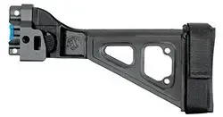 SB Tactical SBT5KA01SB HK Brace SBT5KA Side Folding Black Fits HK MP5K/SP89 Clones, SP5K