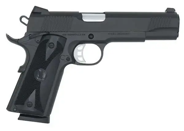 SDS Imports 1911CB45 1911 Carry 45 ACP 4.25" 8+1 Black Cerakote Black Cerakote Steel Slide Black Polymer Grip