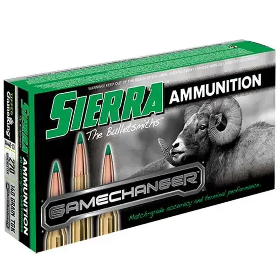 Sierra A444003 GameChanger 270 Win 140 gr Tipped GameKing 20 Round Box