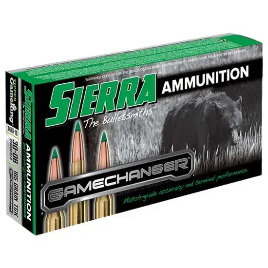 Sierra A466906 GameChanger 30-06 Springfield 165 gr Tipped GameKing 20 Round Box