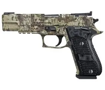 Sig Sauer 220R510HPSAO P220 Full Size Hunter 10mm Auto Single 5" 8+1 Black G10 Grip Kryptek Banshee Stainless Steel Slide