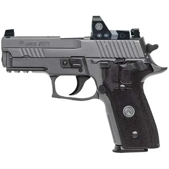 Sig P229 Compact Legion RX 9mm Luger 3.90" 10+1 Legion Gray Cerakote Elite Black G10 Grip