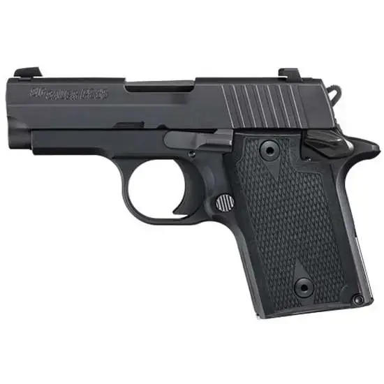 Sig Sauer 9389BAMBI P938 Micro-Compact 9mm Luger 3" 6+1 Black Hardcoat Anodized Black Polymer Grip