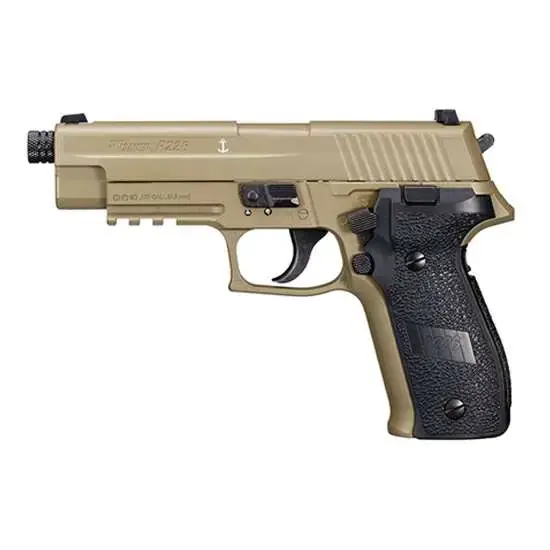 Sig Sauer Airguns AIR226F P226 Air Pistol CO2 177 Pellet 16rd Flat Dark Earth Frame Black Polymer Grip