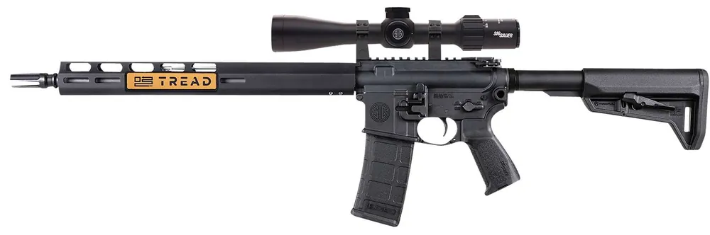 Sig Sauer RM40016BTRDBDX M400 Tread/Scope Package 223 Rem,5.56x45mm NATO 16" 30+1 Black Hard Coat Anodized 6 Position Magpul SL-K Stock Sierra3 BDX
