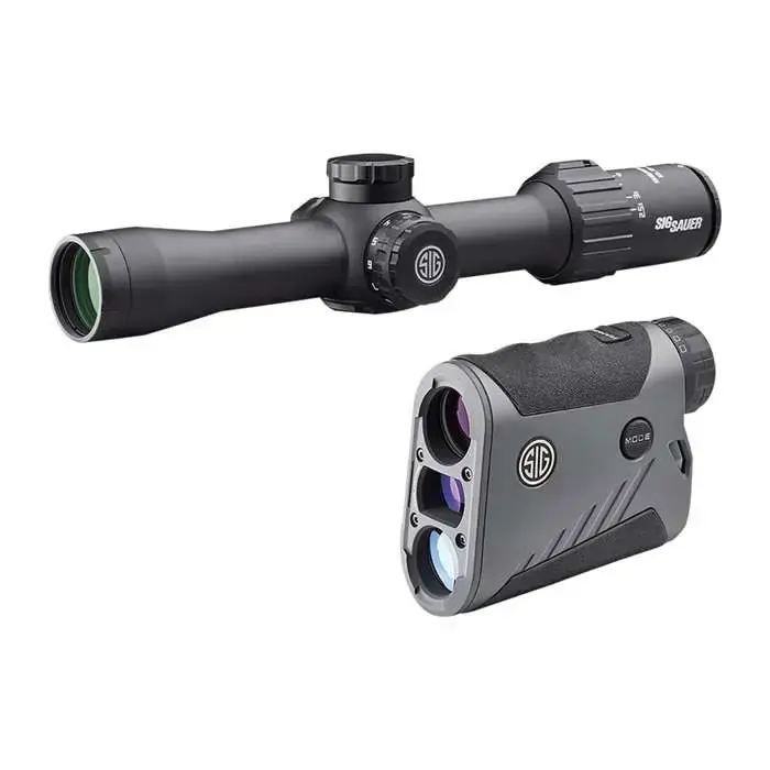 Sig Sauer Electro-Optics SOK16BDX01 Kilo BDX Combo Range Finder/Riflescope Combo 6x 22mm 2000 yds 34.18 ft @ 100 yds FOV Black/Gray