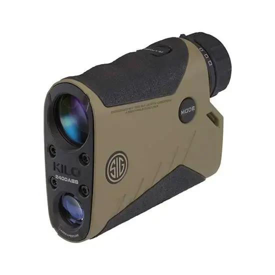 Sig Sauer Electro-Optics SOK24701 Kilo ABS 2400 7x 25mm 2 yds 3400 yds 35.67 ft @ 100 yds FOV Flat Dark Earth