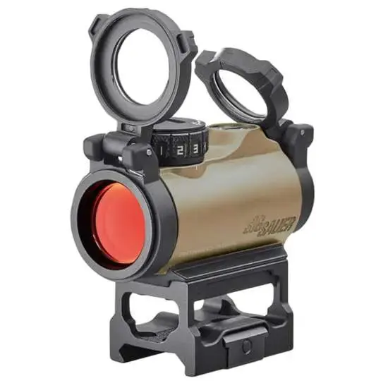 ROMEO-MSR COMPACT RED DOT SIGHT, 1X20MM, 2 MOA RED DOT, 1.0 MOA ADJ, M1913, FDE