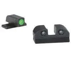 XRAY3 SIGHT SET, DAY/NIGHT, NO 6 GRN FRT, NO 8 REAR, SQ NOTCH