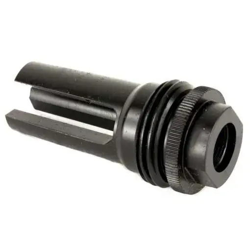 SilencerCo AC1570 ASR 9mm Luger Flash Hider 1/2"-28 tpi Black Steel