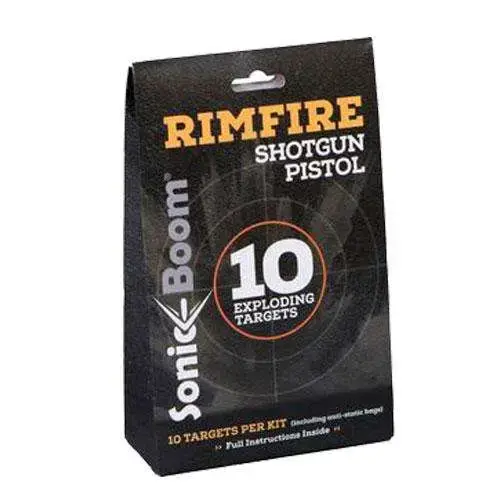 SONIC BOOM RIMFIRE TARGET KIT 10/KIT (12)